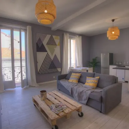 Grand 2 Pieces Cosy 20 Boulevard Carnot 4mn Palais Festivals